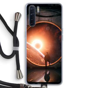 CaseCompany Ephemeral: Oppo A91 Transparant Hoesje met koord