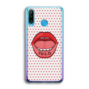 CaseCompany Yolo Denise: Huawei P30 Lite Transparant Hoesje