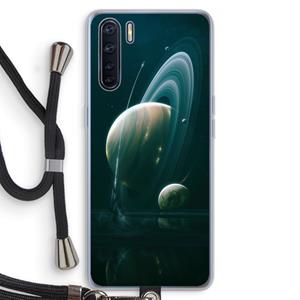 CaseCompany Mercurius: Oppo A91 Transparant Hoesje met koord