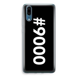 CaseCompany 9000: Huawei P20 Transparant Hoesje