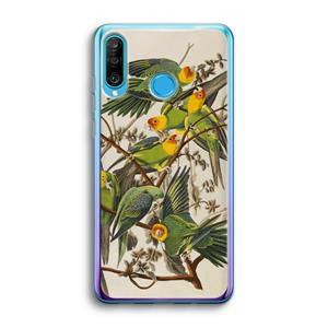 CaseCompany Carolinaparkiet: Huawei P30 Lite Transparant Hoesje