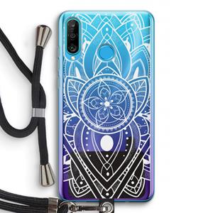 CaseCompany It's Complicated: Huawei P30 Lite Transparant Hoesje met koord