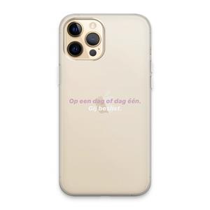 CaseCompany gij beslist: iPhone 13 Pro Max Transparant Hoesje