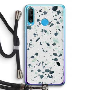 CaseCompany Terrazzo N°2: Huawei P30 Lite Transparant Hoesje met koord