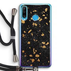 CaseCompany Terrazzo N°7: Huawei P30 Lite Transparant Hoesje met koord