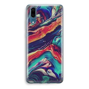 CaseCompany Chameleon Sun: Huawei P20 Transparant Hoesje