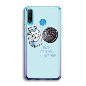 CaseCompany Best Friend Forever: Huawei P30 Lite Transparant Hoesje