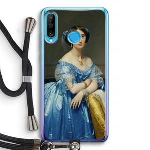 CaseCompany Eleonore: Huawei P30 Lite Transparant Hoesje met koord