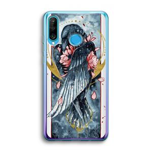 CaseCompany Golden Raven: Huawei P30 Lite Transparant Hoesje