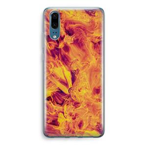 CaseCompany Eternal Fire: Huawei P20 Transparant Hoesje
