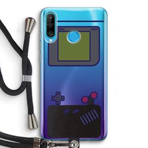 CaseCompany Game On: Huawei P30 Lite Transparant Hoesje met koord