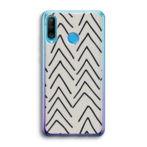 CaseCompany Marrakech Arrows: Huawei P30 Lite Transparant Hoesje