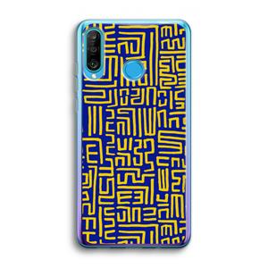 CaseCompany Majorelle Blue Print: Huawei P30 Lite Transparant Hoesje