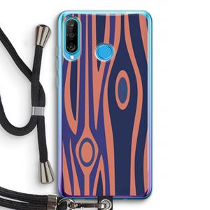 CaseCompany Bast A: Huawei P30 Lite Transparant Hoesje met koord