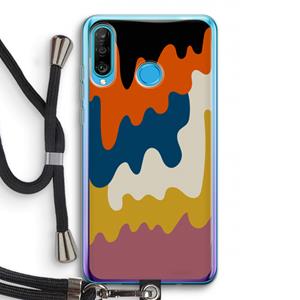 CaseCompany Baar A: Huawei P30 Lite Transparant Hoesje met koord