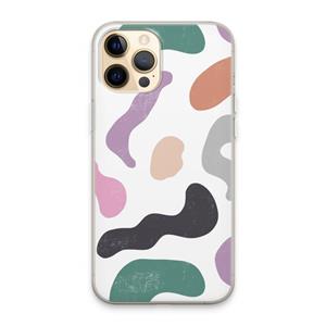 CaseCompany Memphis Shapes: iPhone 13 Pro Max Transparant Hoesje