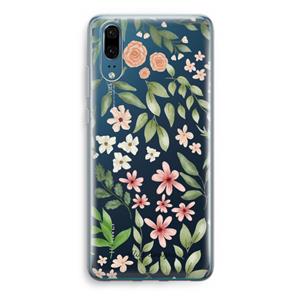 CaseCompany Botanical sweet flower heaven: Huawei P20 Transparant Hoesje