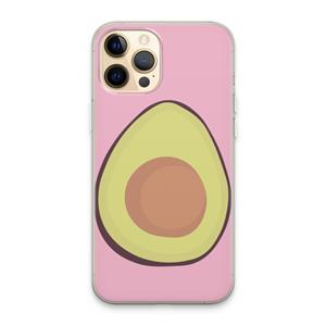 CaseCompany Avocado: iPhone 13 Pro Max Transparant Hoesje