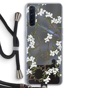 CaseCompany Blossoming spring: Oppo A91 Transparant Hoesje met koord
