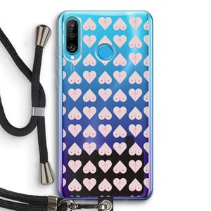 CaseCompany Ass 'n Titties: Huawei P30 Lite Transparant Hoesje met koord