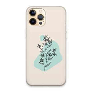 CaseCompany Violets are blue: iPhone 13 Pro Max Transparant Hoesje