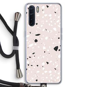 CaseCompany Terrazzo N°20: Oppo A91 Transparant Hoesje met koord