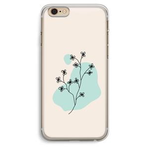 CaseCompany Love your petals: iPhone 6 Plus / 6S Plus Transparant Hoesje