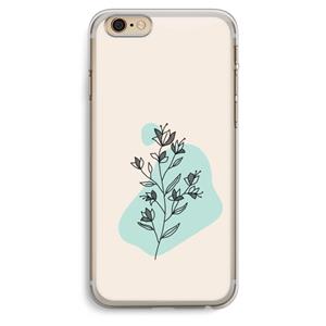 CaseCompany Violets are blue: iPhone 6 Plus / 6S Plus Transparant Hoesje