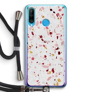 CaseCompany Terrazzo N°9: Huawei P30 Lite Transparant Hoesje met koord