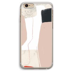 CaseCompany Lava: iPhone 6 Plus / 6S Plus Transparant Hoesje