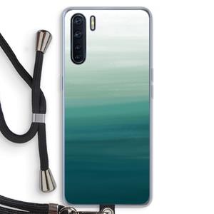 CaseCompany Ocean: Oppo A91 Transparant Hoesje met koord