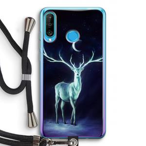 CaseCompany Nightbringer: Huawei P30 Lite Transparant Hoesje met koord