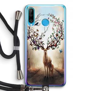 CaseCompany Seasons Change: Huawei P30 Lite Transparant Hoesje met koord