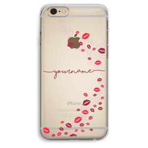 CaseCompany Kusjes: iPhone 6 Plus / 6S Plus Transparant Hoesje