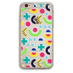 CaseCompany 8-bit N°1: iPhone 6 Plus / 6S Plus Transparant Hoesje