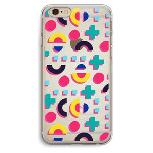 CaseCompany 8-bit N°2: iPhone 6 Plus / 6S Plus Transparant Hoesje