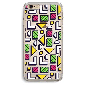 CaseCompany 8-bit N°4: iPhone 6 Plus / 6S Plus Transparant Hoesje