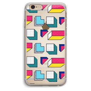 CaseCompany 8-bit N°7: iPhone 6 Plus / 6S Plus Transparant Hoesje