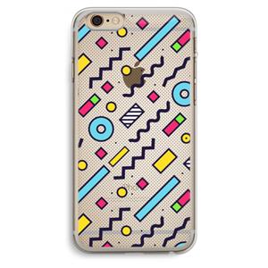 CaseCompany 8-bit N°8: iPhone 6 Plus / 6S Plus Transparant Hoesje