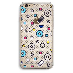 CaseCompany 8-bit N°9: iPhone 6 Plus / 6S Plus Transparant Hoesje