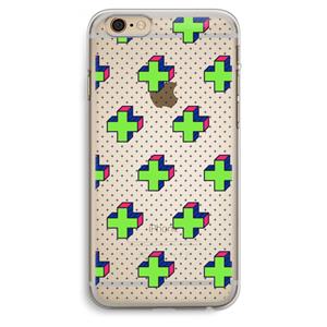 CaseCompany 8-bit N°10: iPhone 6 Plus / 6S Plus Transparant Hoesje