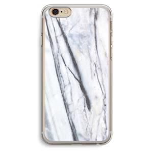CaseCompany Gestreepte marmer: iPhone 6 Plus / 6S Plus Transparant Hoesje