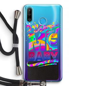 CaseCompany Touch Me: Huawei P30 Lite Transparant Hoesje met koord