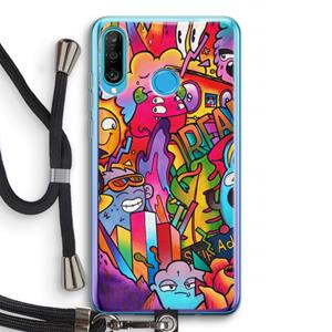 CaseCompany Dreams: Huawei P30 Lite Transparant Hoesje met koord