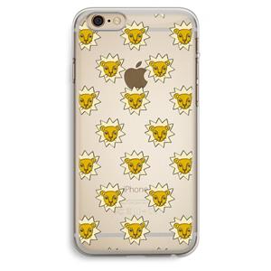 CaseCompany Leeuwenkoppen: iPhone 6 Plus / 6S Plus Transparant Hoesje
