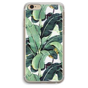 CaseCompany Bananenbladeren: iPhone 6 Plus / 6S Plus Transparant Hoesje