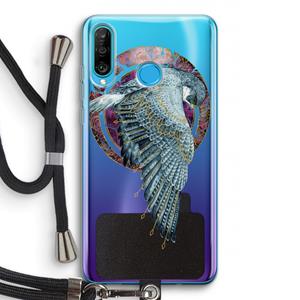 CaseCompany Golden Falcon: Huawei P30 Lite Transparant Hoesje met koord