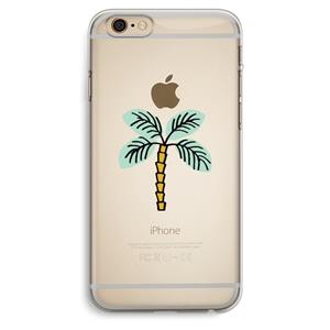 CaseCompany Palmboom: iPhone 6 Plus / 6S Plus Transparant Hoesje