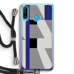 CaseCompany Gestalte 2: Huawei P30 Lite Transparant Hoesje met koord