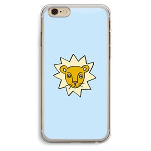 CaseCompany Kleine leeuw: iPhone 6 Plus / 6S Plus Transparant Hoesje